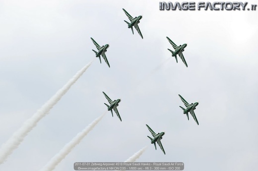 2011-07-01 Zeltweg Airpower 4518 Royal Saudi Hawks - Royal Saudi Air Force